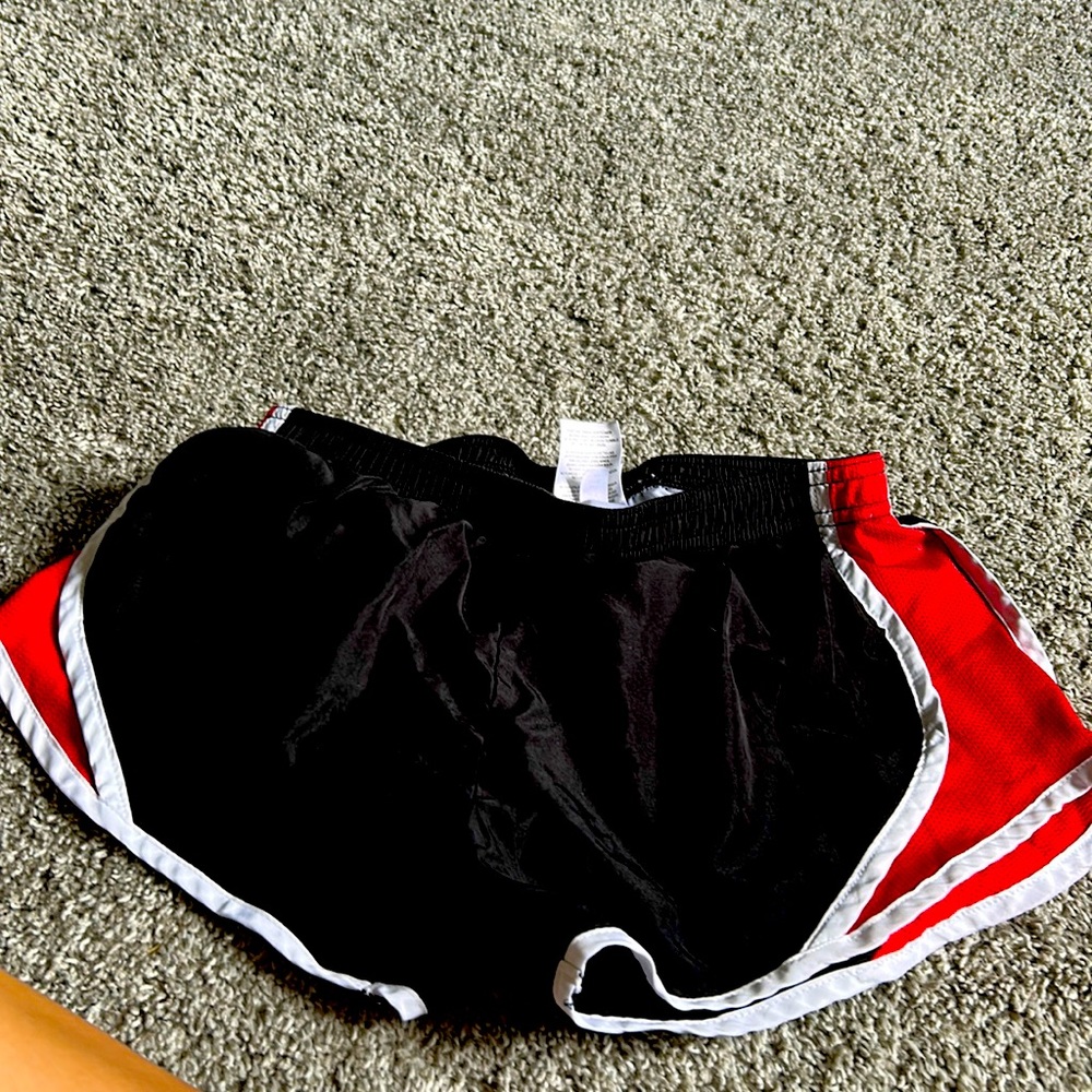 Cute low rise runny shorts built in underwear comfy to run in and water proof